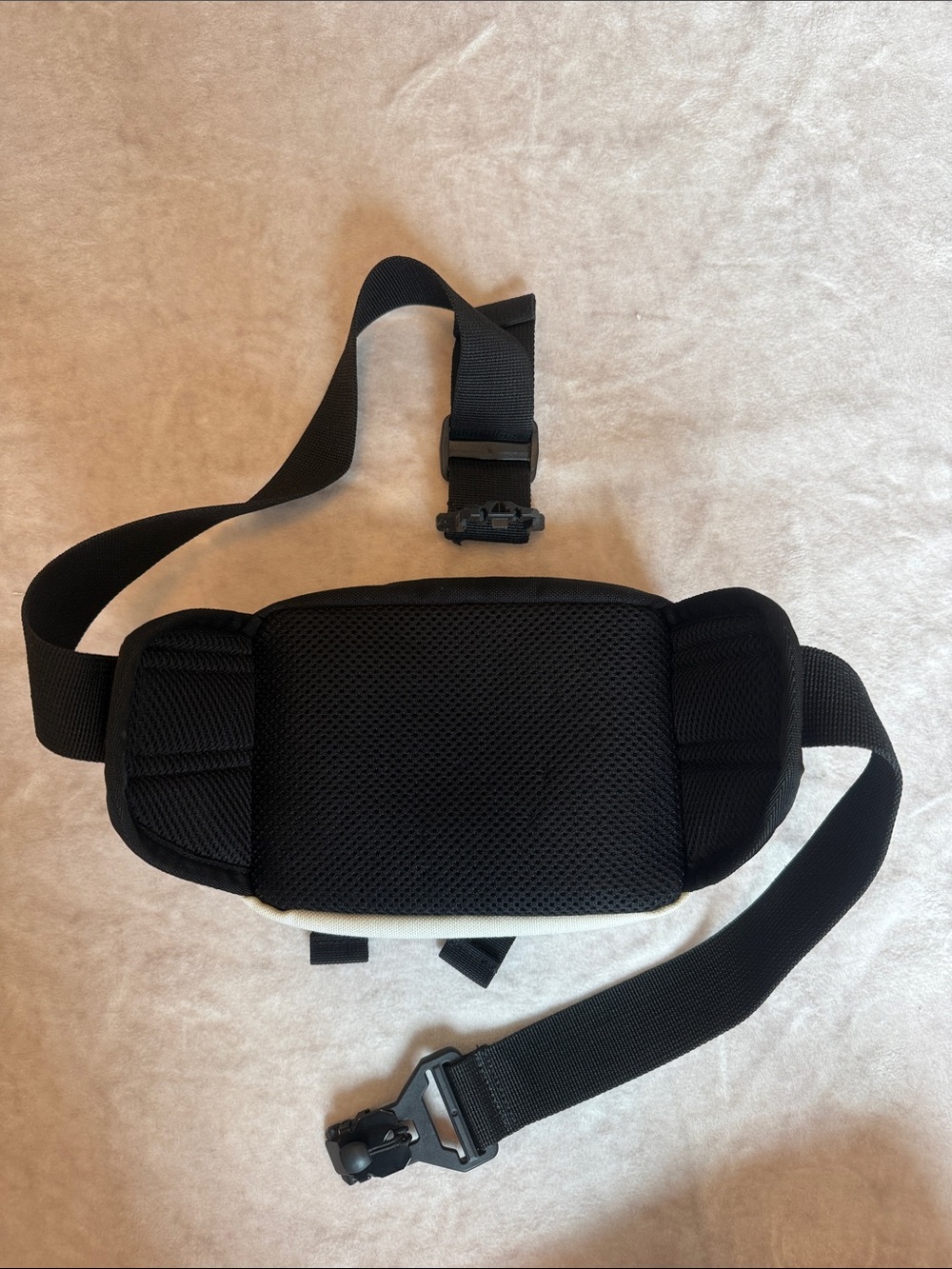 ASRV Cordura Waterproof Crossbody Chest Bag Pack Off-White/Black - Picture 5 of 5